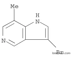 Molecular Structure of 1000341-40-1 (3-BROMO-7-METHYL-5-AZAINDOLE)